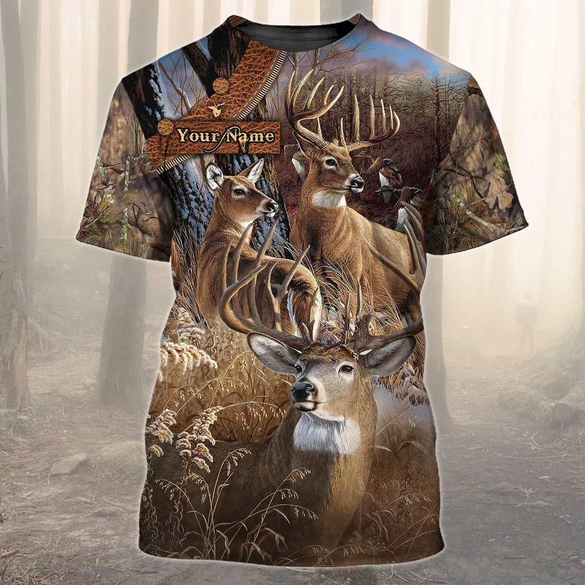 HUNTING 3979 - Personalized Name 3D T Shirt - NBTT HNT0221