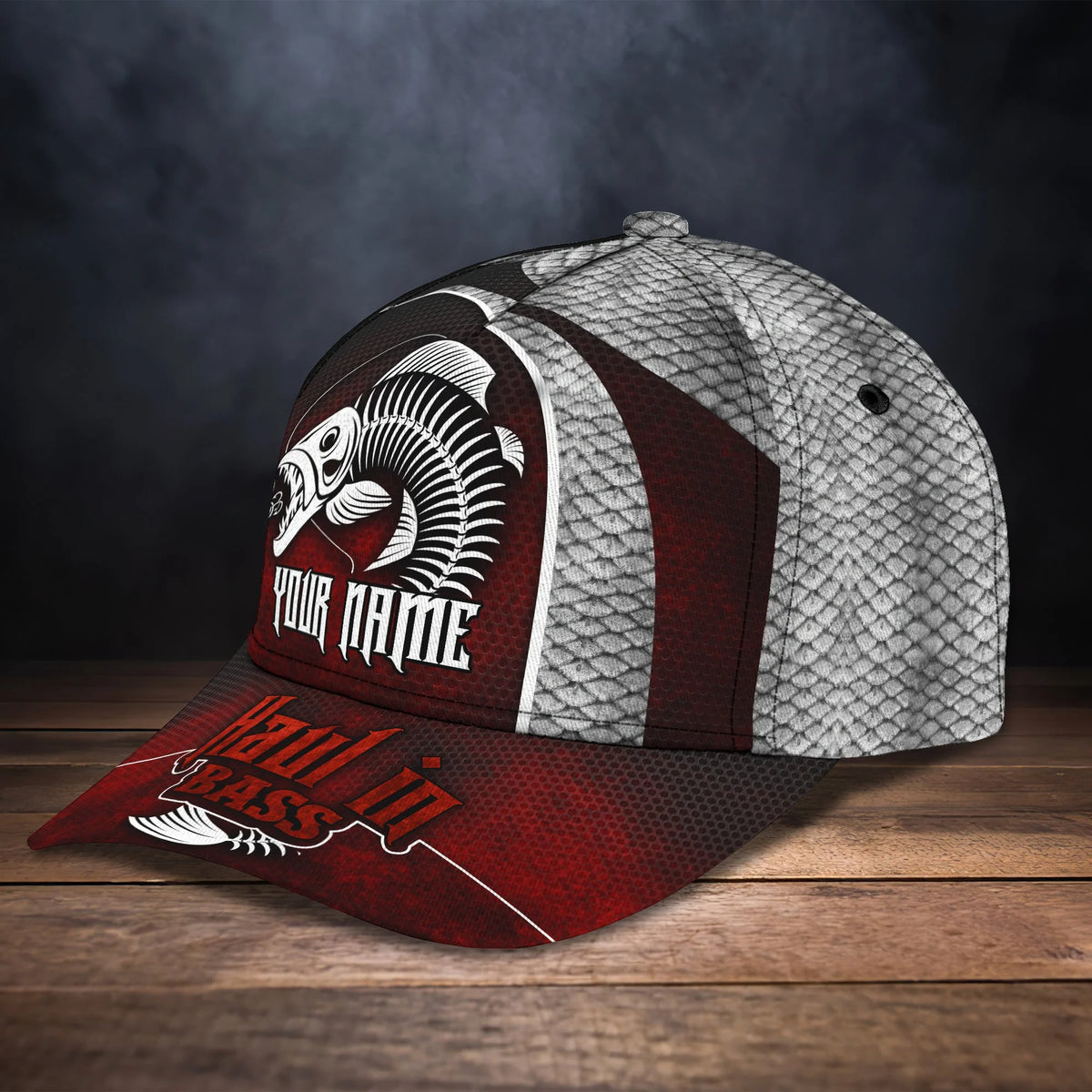 Haul in Bass - Personalized Name Cap FISH0271