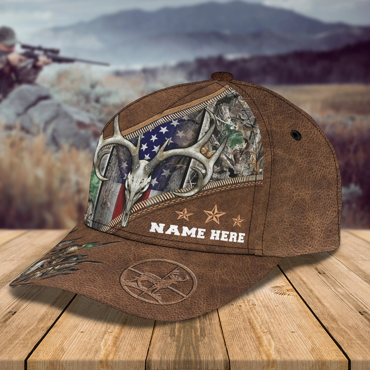 Hunting 02 - Personalized Name Cap - 16hb HNT0166