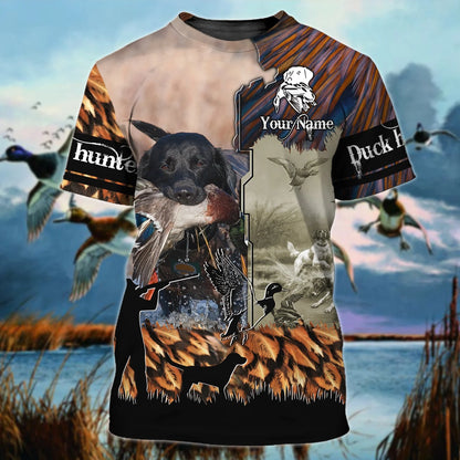 DUCK HUNTING - Personalized Name 3D Tshirt - MITRU HNT0263