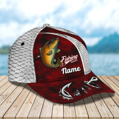 Carp Fishing 12 - Personalize Name Cap  - Loop - Ntp-169 FISH0051