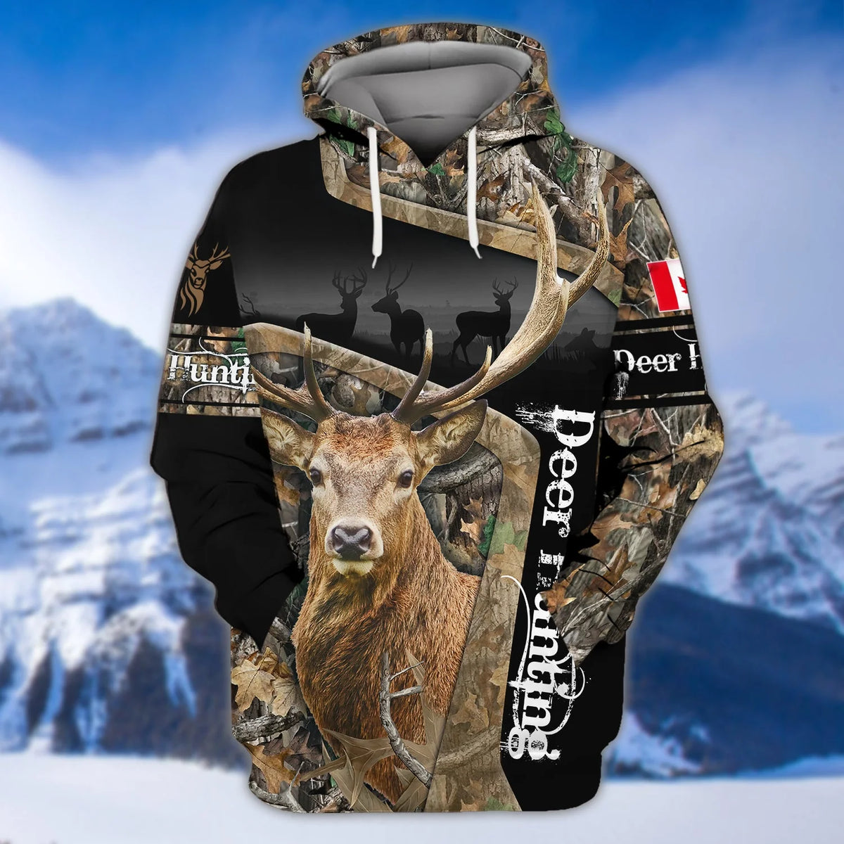 Canada Deer Hunting 3D Shirts For Men and Women Version 2 HNT0117