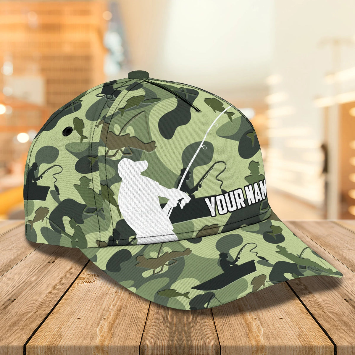Fishing  - Personalized Name Cap - Co98 FISH0198