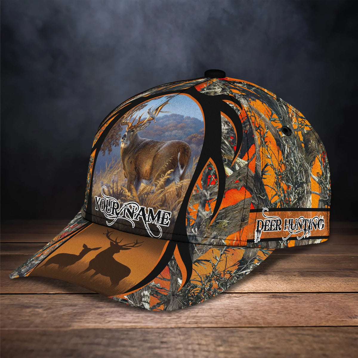 Deer Hunting - Personalized Name Cap 03 - RINC98 HNT0270