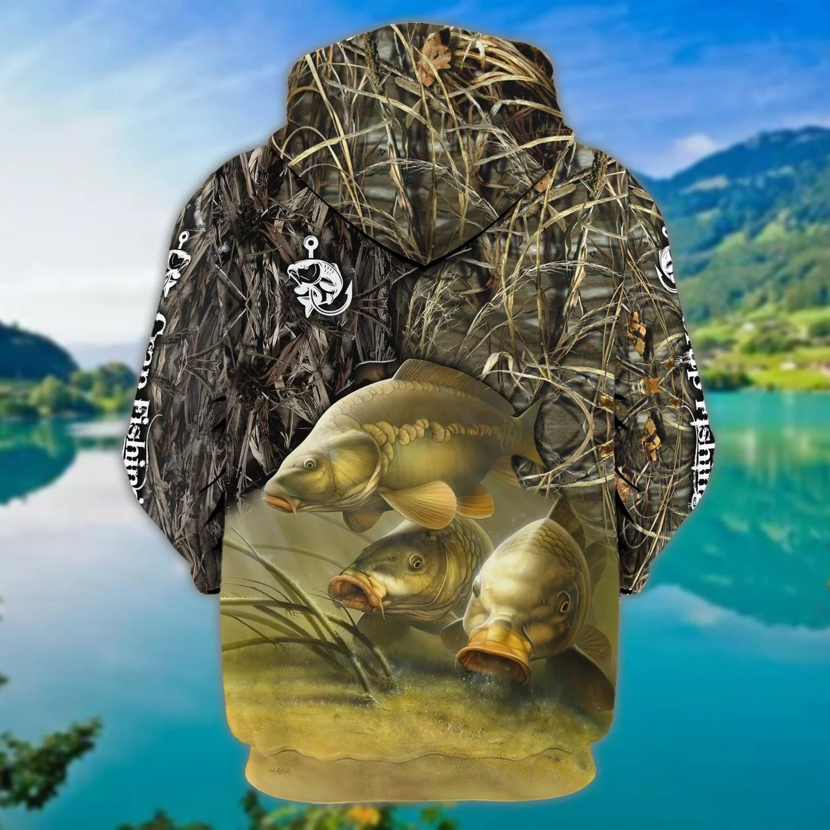 Crap Fishing - Personalized Name 3D Hoodie - CV98 HKM FISH0087