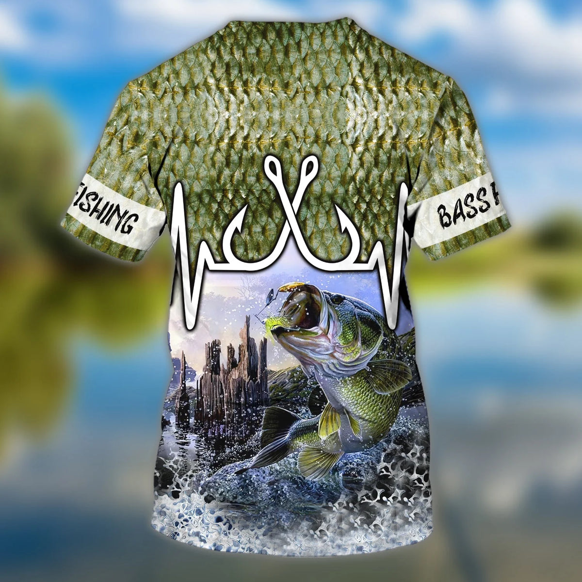 3D FISHING1 - Personalized Tshirt - BY97 FISH0204