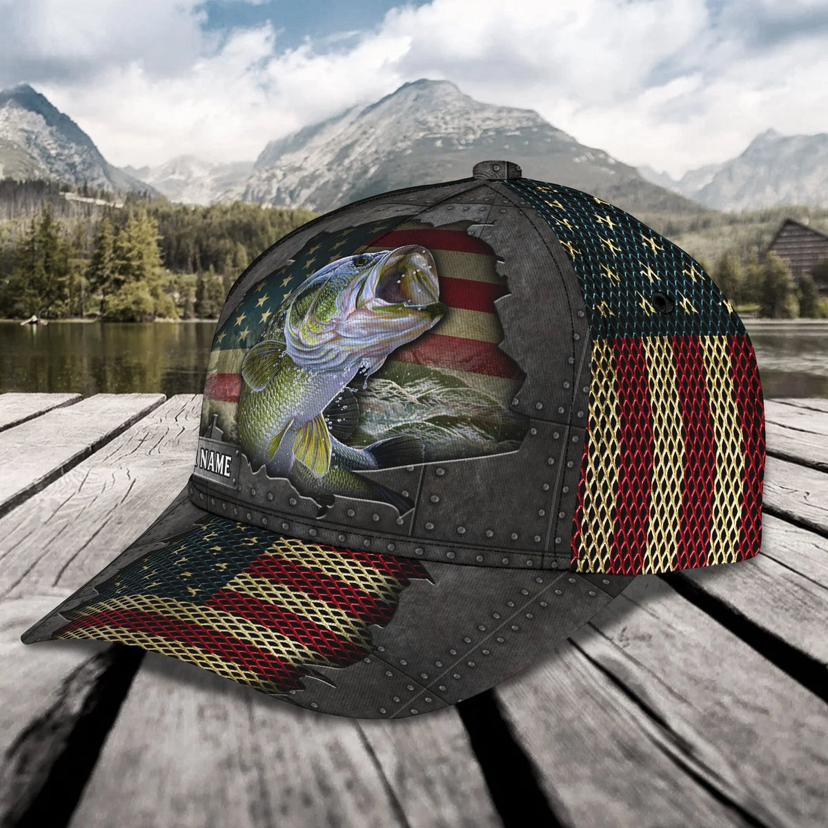 Fishing 008 - Personalized Name Cap - 16hb FISH0264