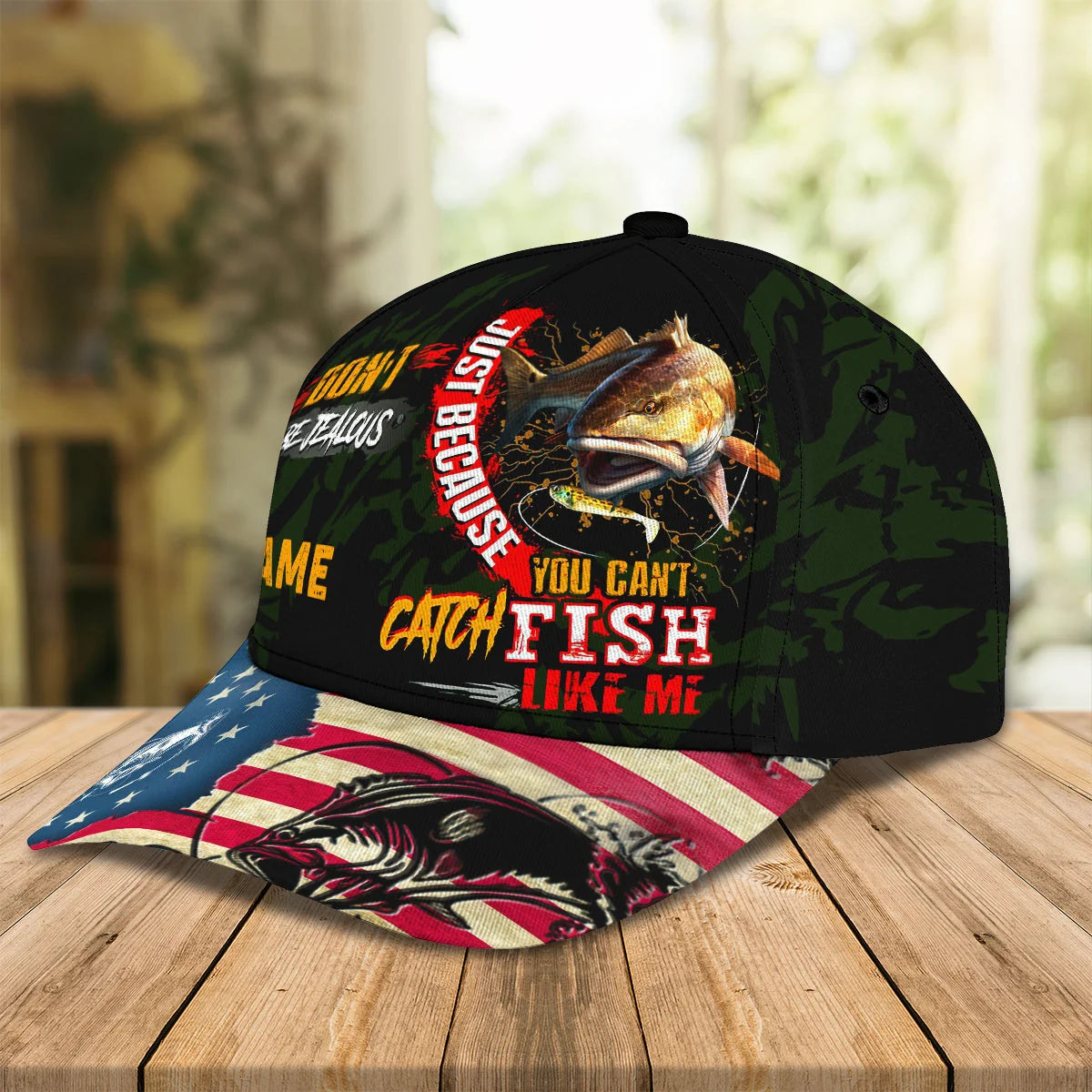 Fishing Hd98 - Personalized Name Cap -Loop- Hd98 24 FISH0179