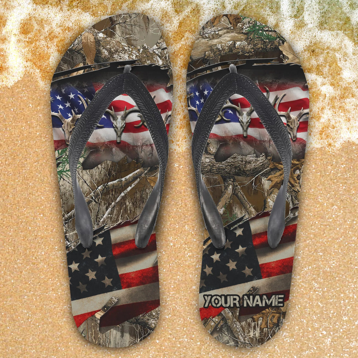 Custom Flip Flops - Hunting - Fuly 15 HNT0239