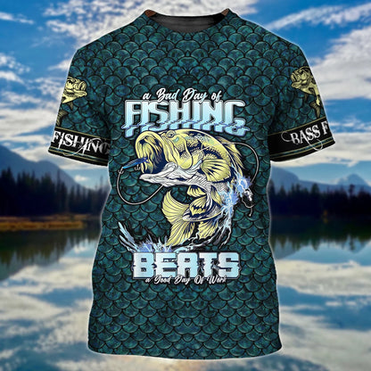 Bass Fishing - 3D Full Print - 957 FISH0106