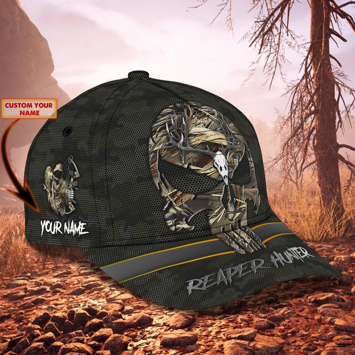 Reaper Hunter - Personalized Name Cap - Nmd 26 HNT0195
