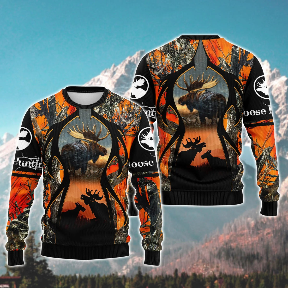 Moose Hunting - 3D Full Print Shirts - 524 HNT0124