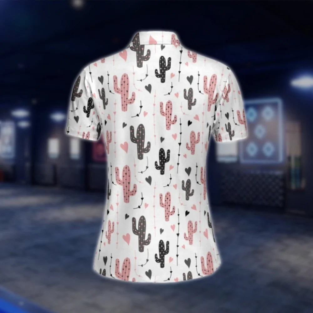 Women's Cactus Golf Polo Shirts, Cactus Golf Shirts Ladies GOF0276