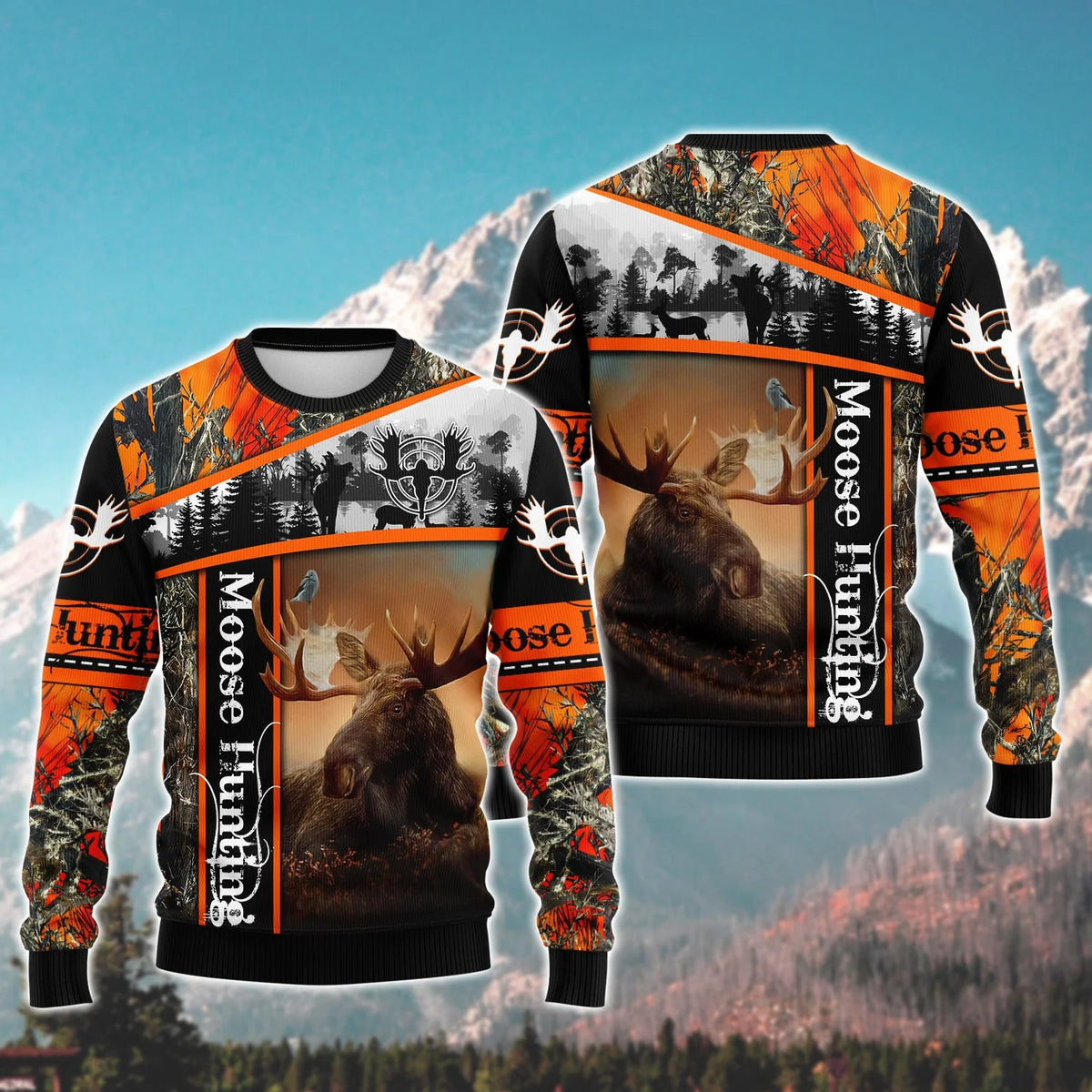 Moose Hunting - 3D Full Print Shirts - 527 HNT0127