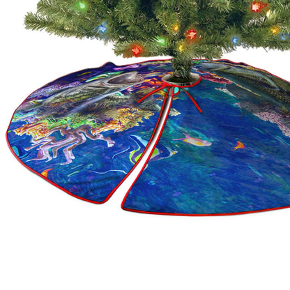 Christmas Tree Skirt - Bass Fishing - 15 ORN0100