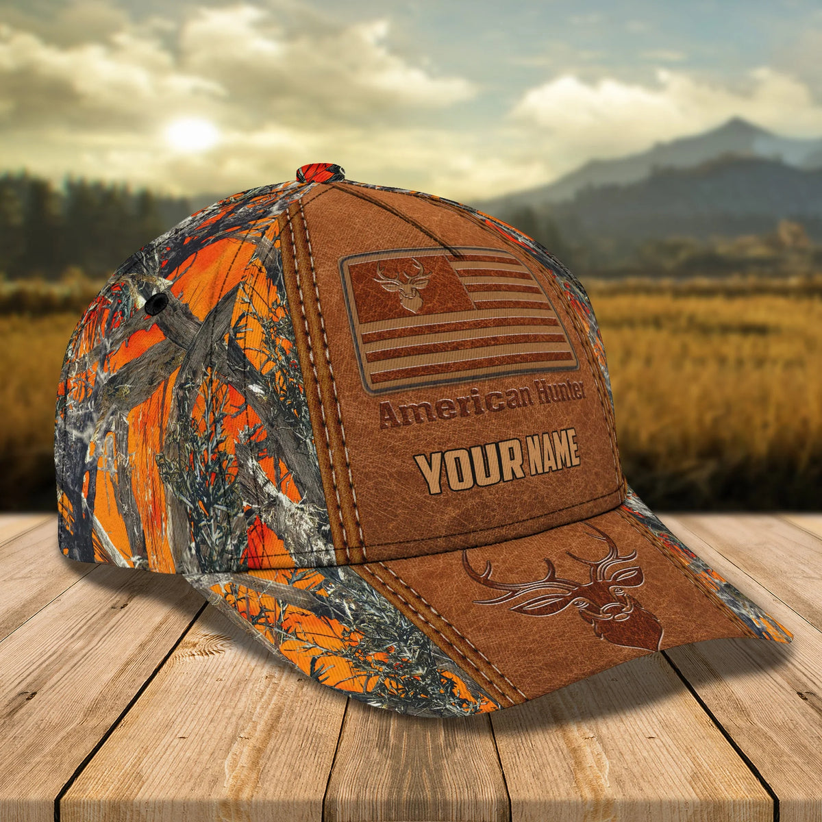 Hunting - Personalized Name Cap - DAT93-021 HNT0278