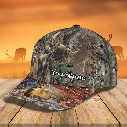 Deer Hunting - Bow Hunting 2 - Personalized Name Cap 8 - Nvc97 HNT0154