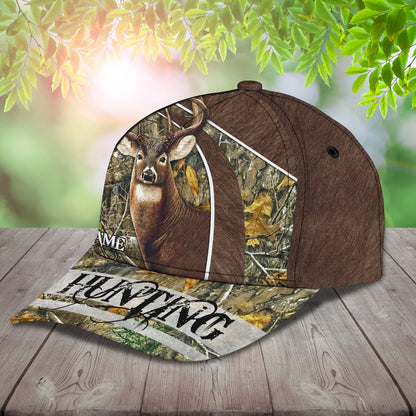 Deer Hunting - Personalize Name Cap  - Loop - Ntp-244 HNT0242