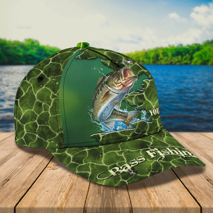 Fishing 3 - Personalized Name Cap - Hta FISH0139