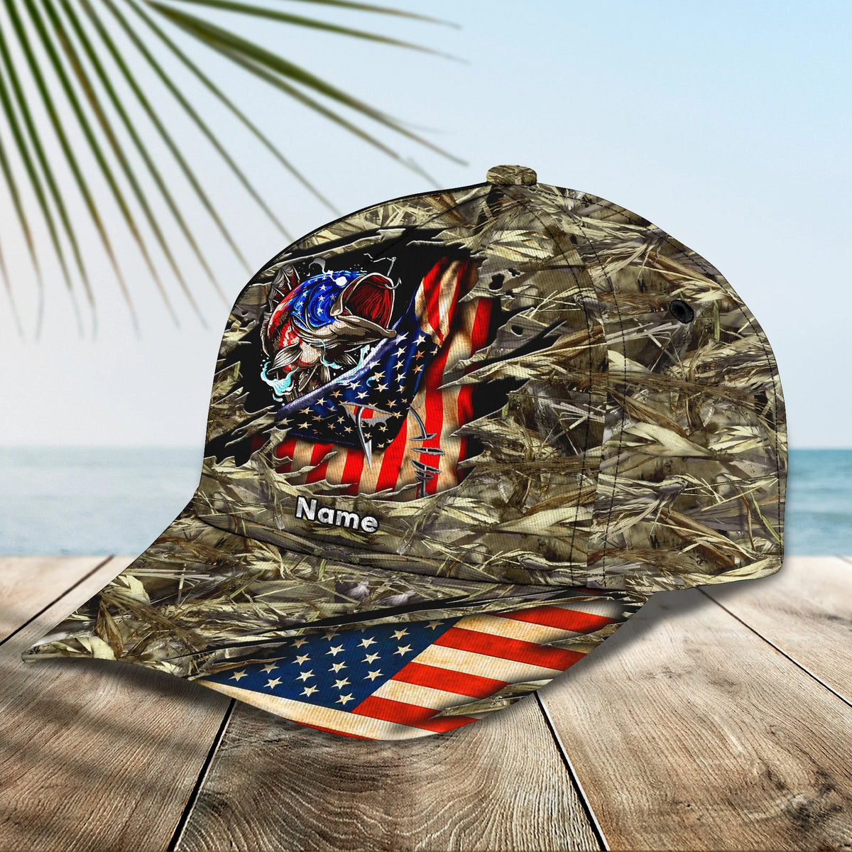 Fishing Hd98 - Personalized Name Cap -Loop- Hd98 19 FISH0180