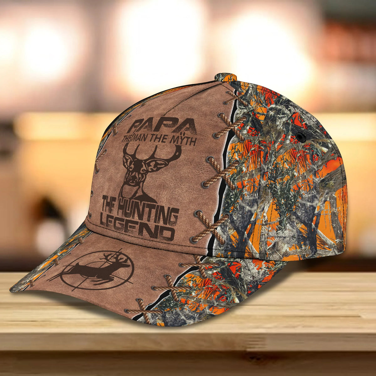 Deer Hunting 8 - Personalized Name Cap - Boom ORN0233