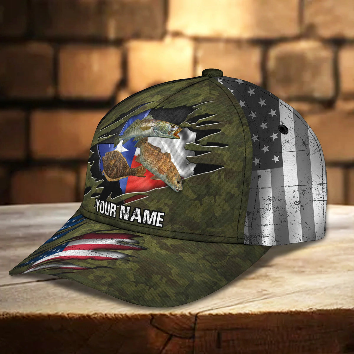 Fishing004- Personalized Name Cap - ATM2K FISH0276