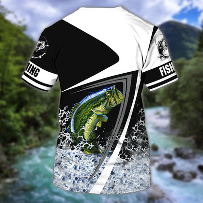 Fishing Lover - Personalized Name 3D Tshirt - H98  418 FISH0210
