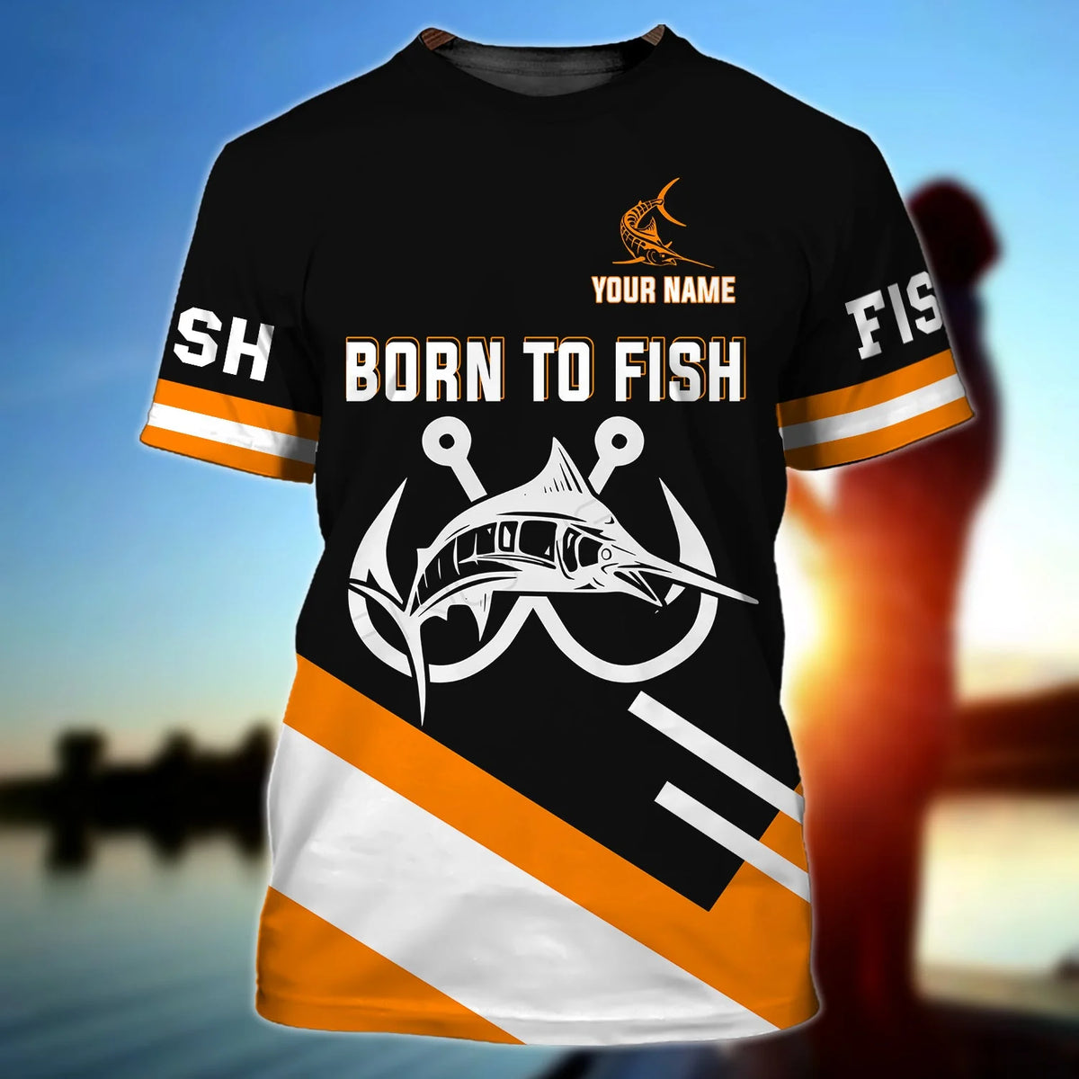 Born to Fish - Personalized Name 3D T Shirt 11 - HN95 ORN0232
