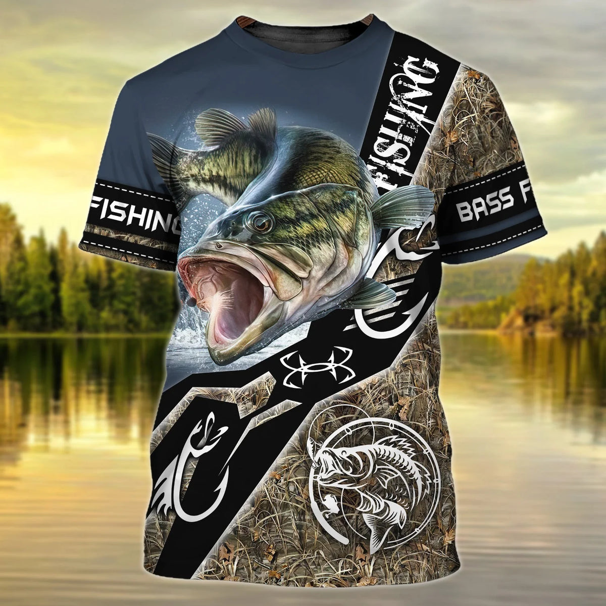 Bass Fishing 3D Shirts For Men and Women Hoodie Tshirt FISH0056