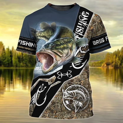 Bass Fishing 3D Shirts For Men and Women Hoodie Tshirt FISH0056