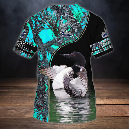 Loon - Personalized Name 3D Tshirt 20 - Nvc97 HNT0210