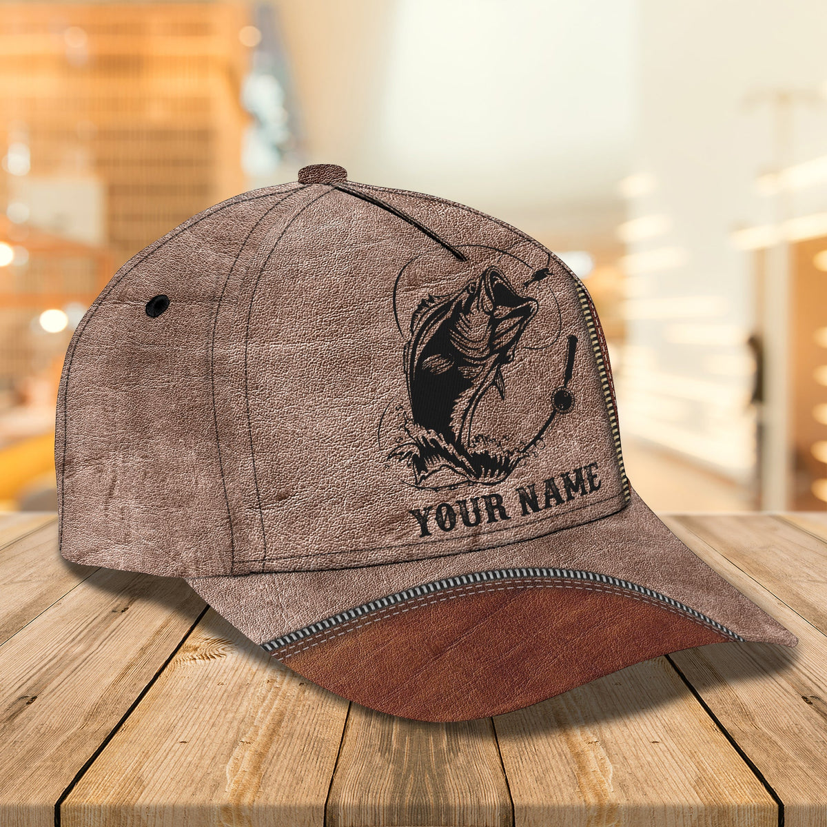 Fishing - Personalized Name Cap - Dah FISH0151