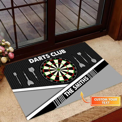 Darts Club Personalized Doormat Gift For Darts Player ORN0137