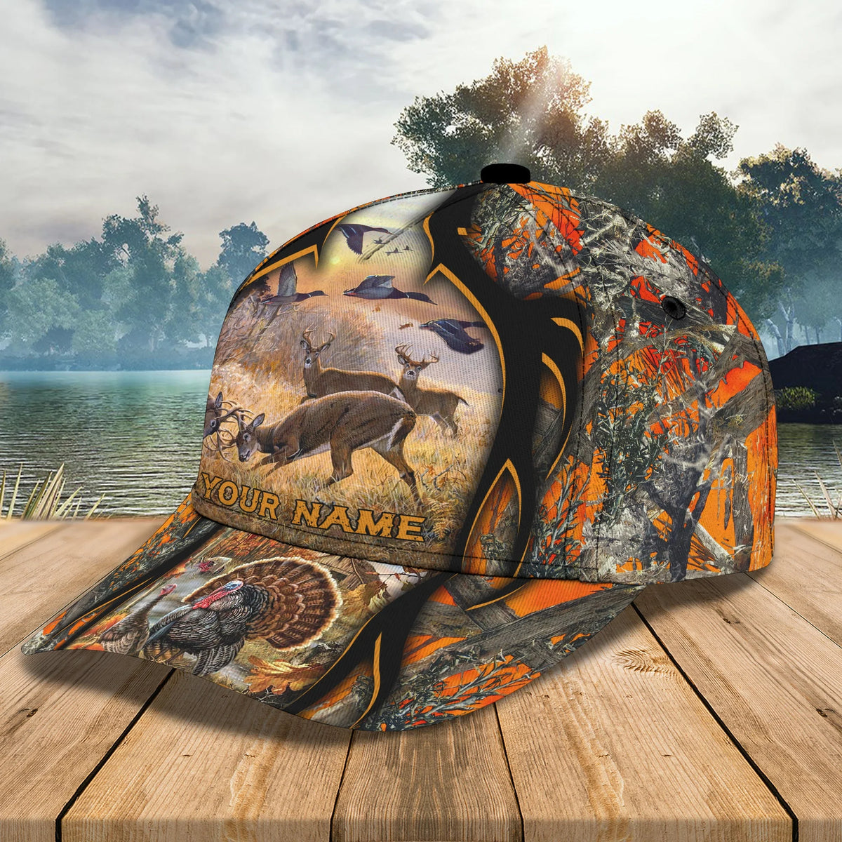 Hunting 01 - Personalized Name Cap - 16hb HNT0157