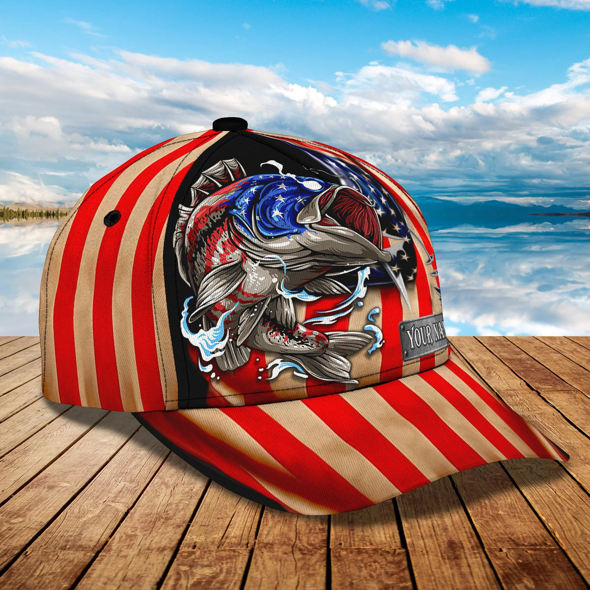Fishing 22 - Personalized Name Cap - QA99 FISH0176