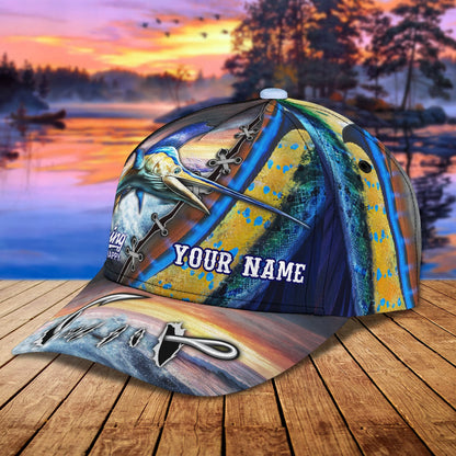 Marlin Fishing - Personalized Name Cap 30 - Nvc97 FISH0268