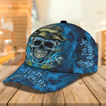 Personalized Classic Cap Fishing Reaper - QB95 - Hkm FISH0188