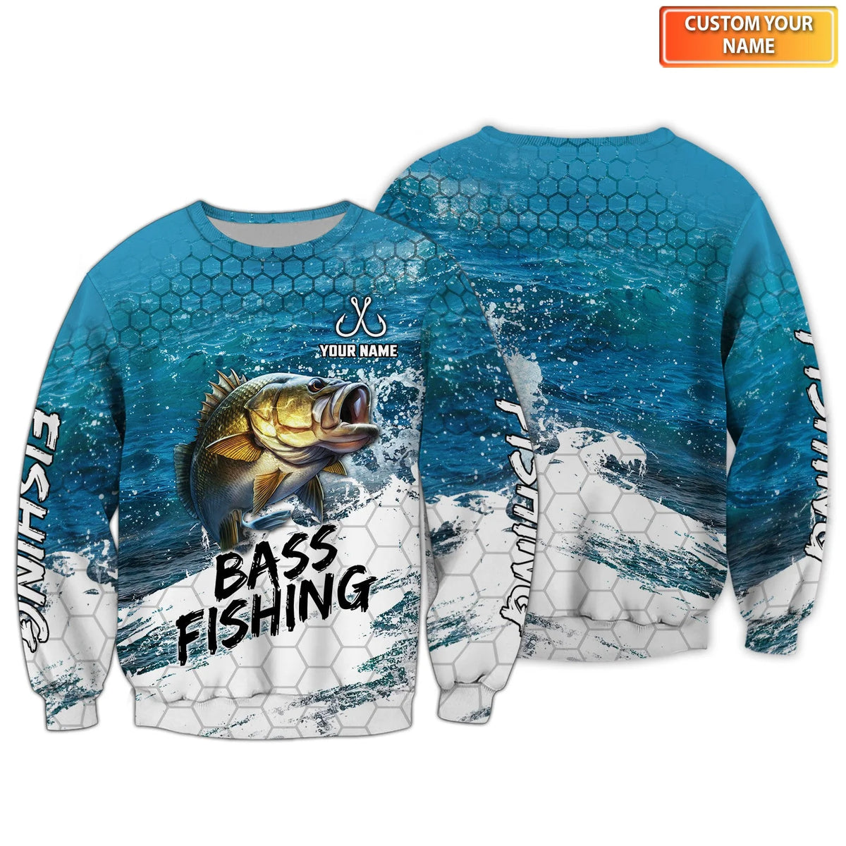 Latest Bass Fishing 3D Hoodie Shirt For Men Hunting Life Hoodie Gifts FISH0071