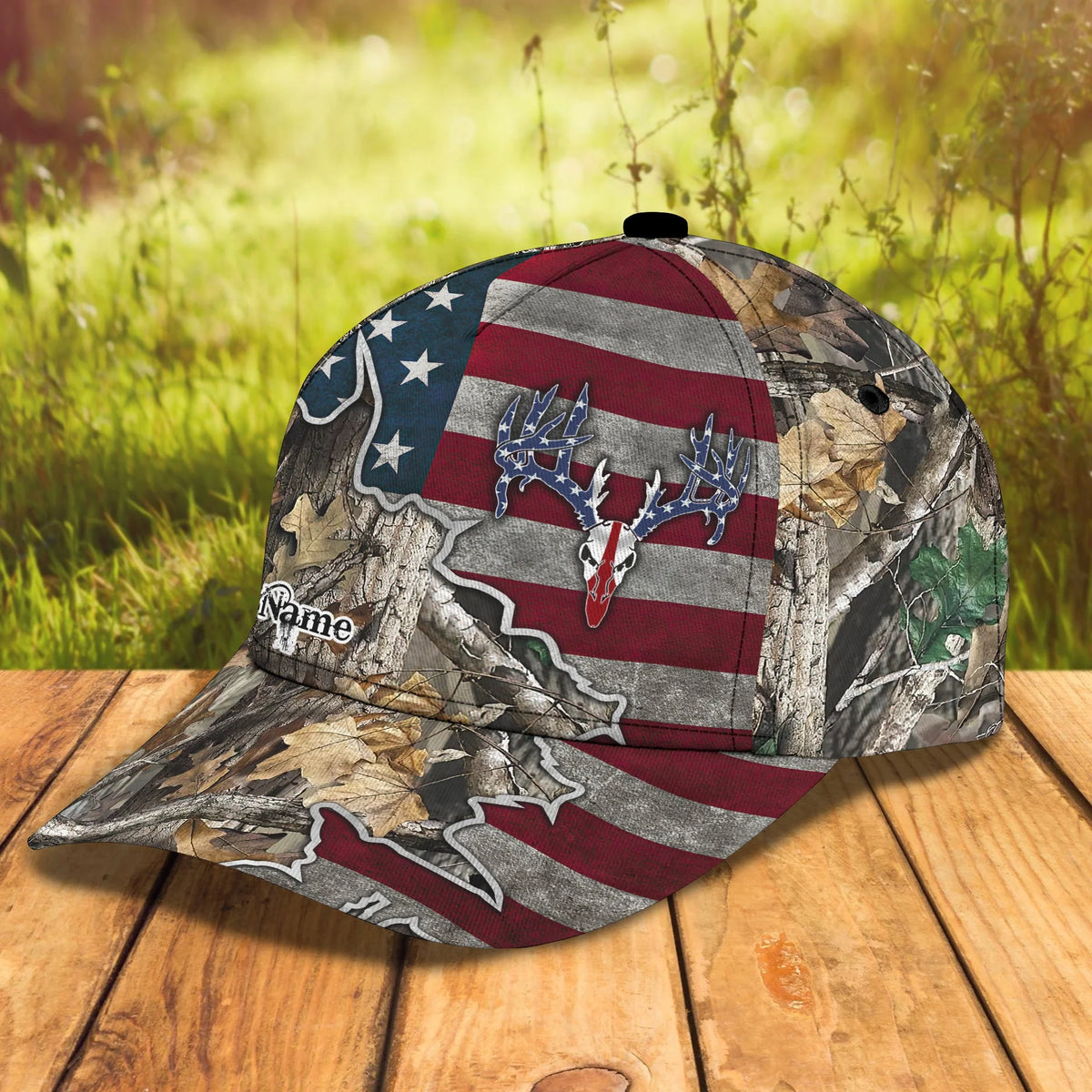 Deer Hunting - 01Personalized Name Cap - RINC98 HNT0162