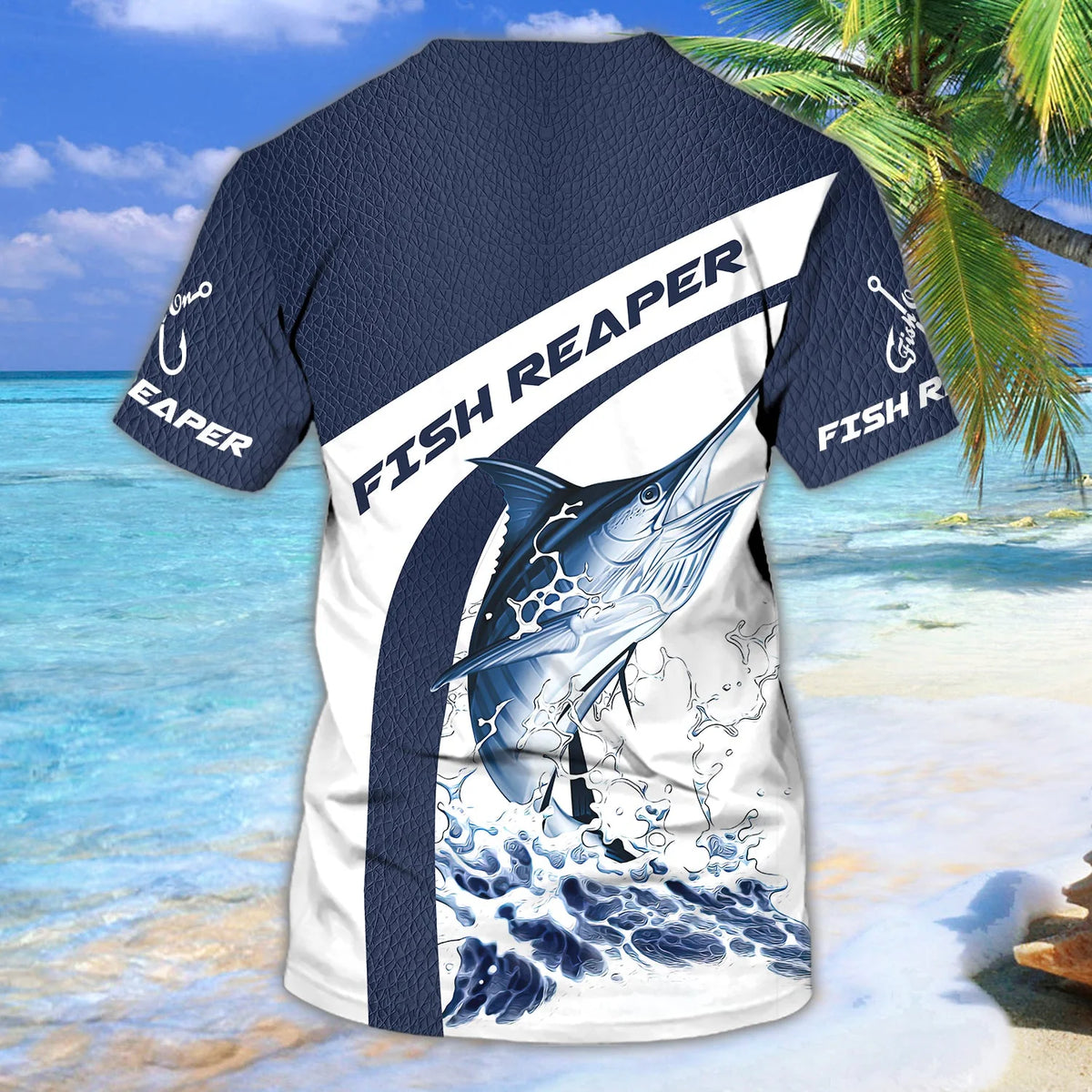 Fish Reaper - Personalized Name 3D Tshirt 82 - Bhn97 FISH0273