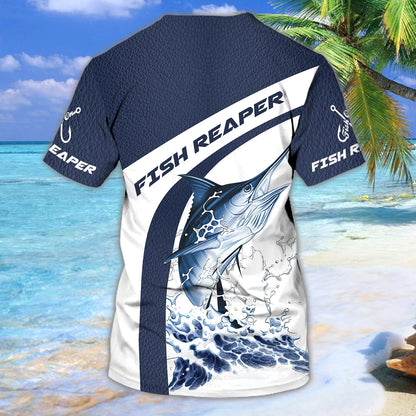 Fish Reaper - Personalized Name 3D Tshirt 82 - Bhn97 FISH0273