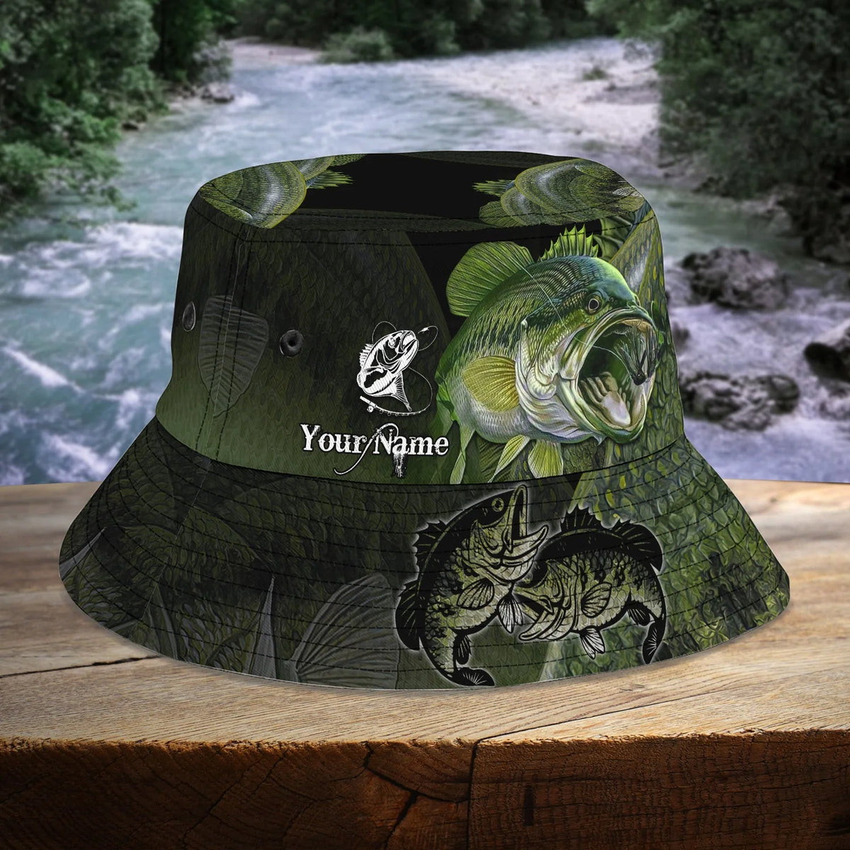 Fishing - Bucket Hat - Bass Fishing - 5 FISH0208