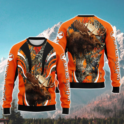 Moose Hunting - 3D Full Print Shirts - Tad 526 HNT0126