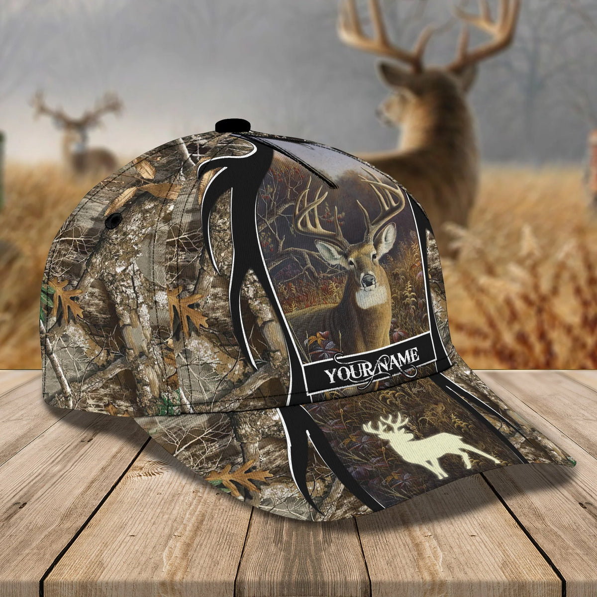 Deer hunting 02 - Personalized Name Cap - Ntt68 HNT0163