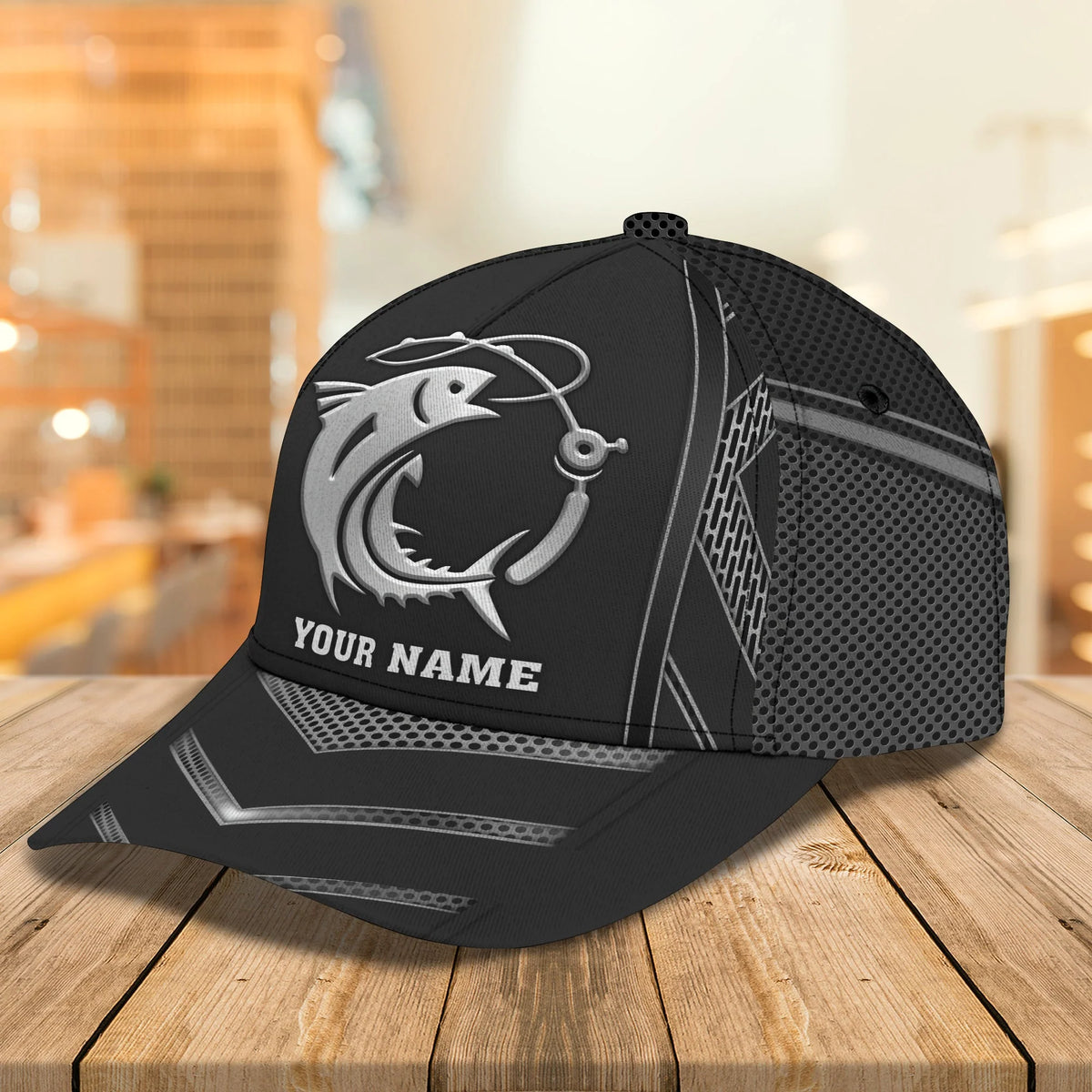 Fishing - Personalized Name Cap - dah-4 FISH0143