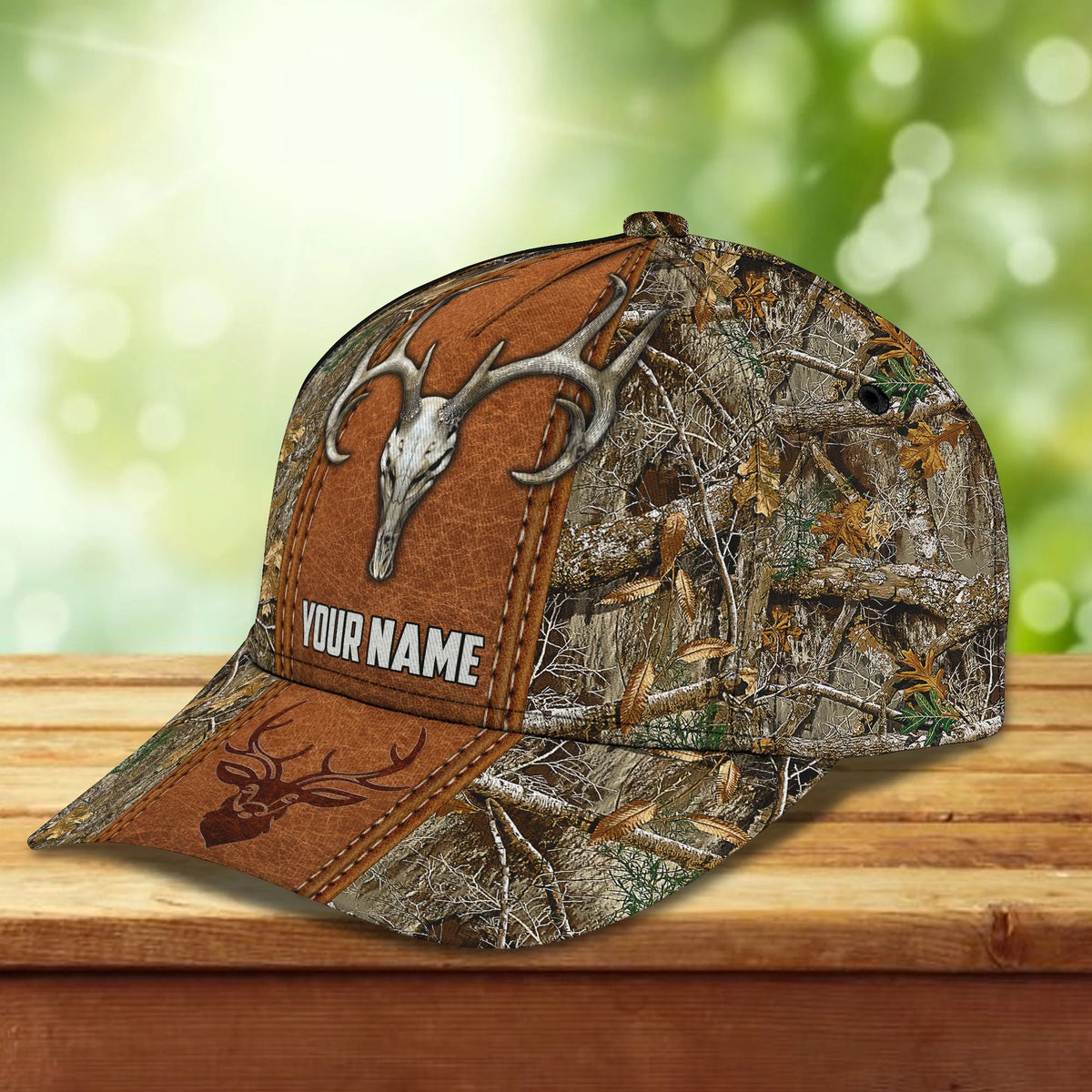 Deer Hunting 2 - Personalized Name Cap - Boom ORN0234