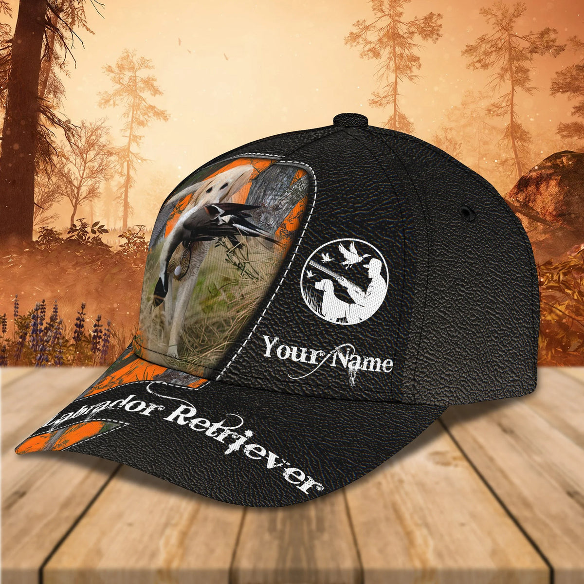 Labrador Retriever Hunting - Personalized Name Cap 04 - HN95 HNT0249