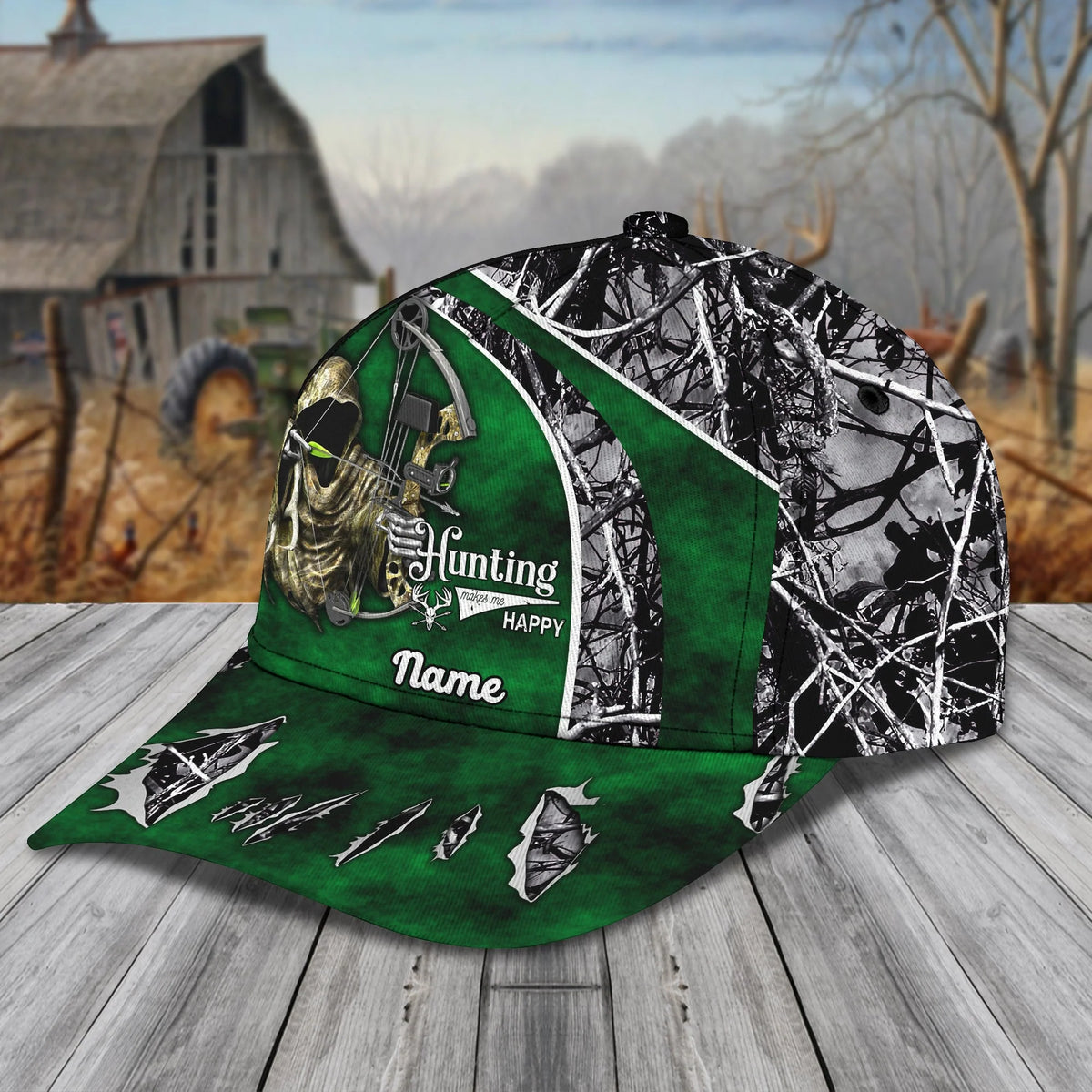 Bowhunting - Personalized Name Cap - Loop - Vhv-cap-042 HNT0191
