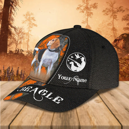 Love Beagle - Personalized Name Cap 03 HNT0251