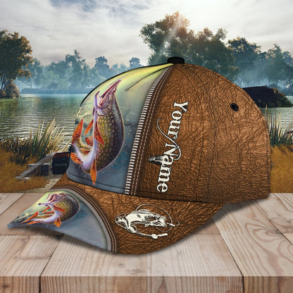 Pike Fishing - Personalized Name Cap 18 - Tad FISH0187